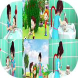 تش تش وقت الاستحمام