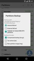 برنامه‌نما Partitions Backup عکس از صفحه