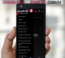 MATCH CANADA CHAT DATE FLIRT WITH STRANGERS Ekran Görüntüsü 1