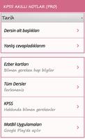 KPSS Akıllı Notlar PRO screenshot 1