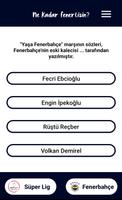 Ne Kadar Fenerlisin? الملصق