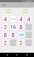 Material 2048 Game постер