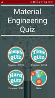 Material Engineering Quiz poster