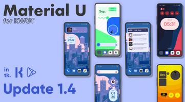 Material U Android 12 widgets Poster