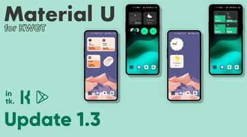 Material U Android 12 widgets تصوير الشاشة 1