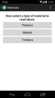 Materials الملصق