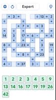 Jeux Crossmath - Math Puzzle capture d'écran 3