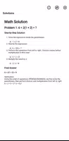 AI Math Solver With Solution Ekran Görüntüsü 2