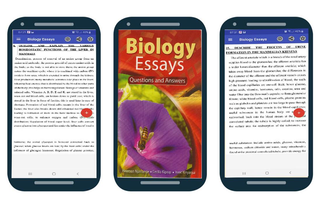 biology essays form 1 to 4