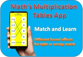 Maths Multiplication Tables -  capture d'écran 1