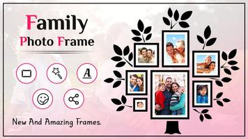 Family Photo Frame Affiche