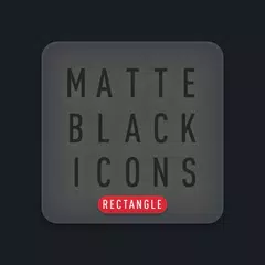 Matte Black Icon Pack APK Herunterladen