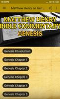 Matthew Henry Commentary - Genesis Affiche