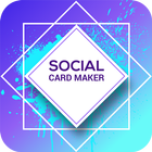 Social Greeting / Invitation  Visiting Card Maker icon