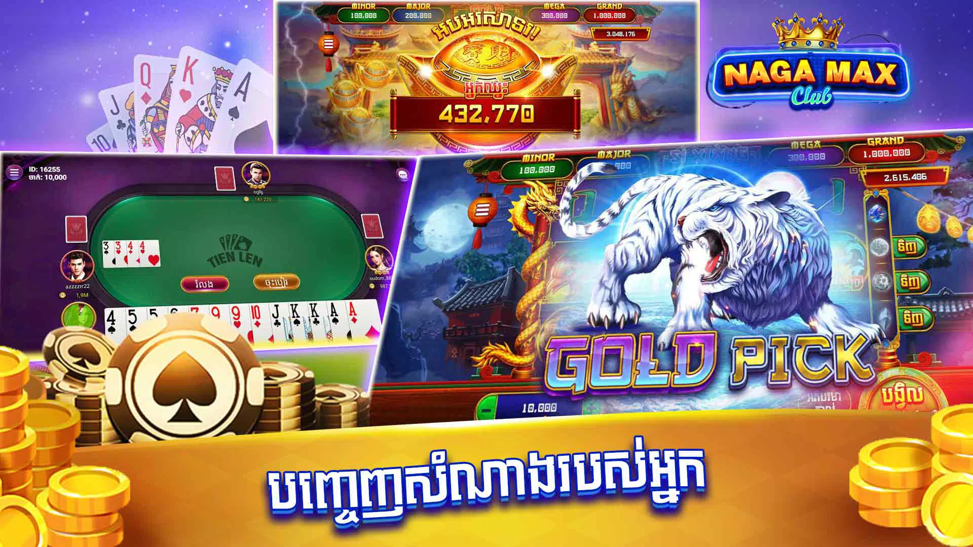 Naga Max Club - Slots Tien len Naga Max Club - Slots Tien len