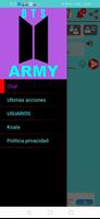 ARMY BTS chat fans Affiche