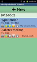 MediLog(Free) اسکرین شاٹ 2