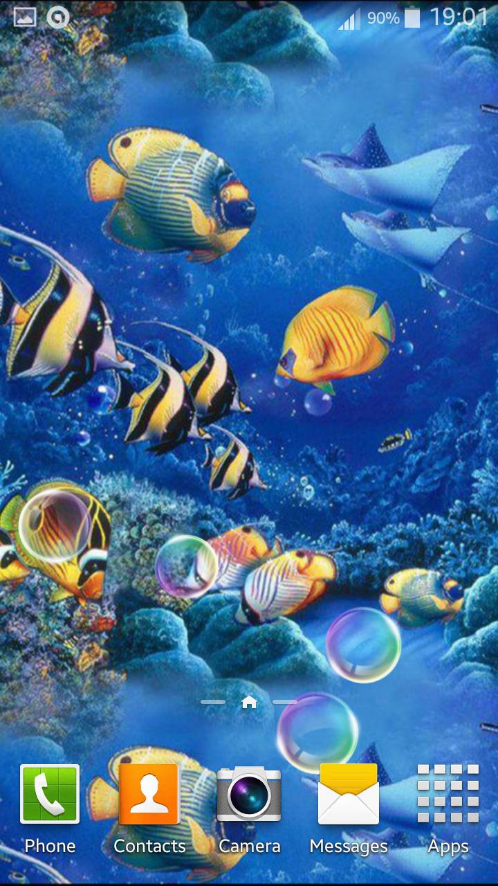 Android 用の 水族館ライブ壁紙 Apk をダウンロード