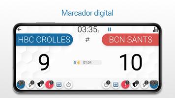 Handball Scoreboard Poster