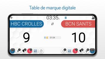 Handball Scoreboard Affiche