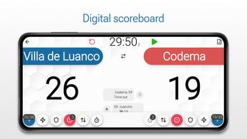 Handball Scoreboard الملصق