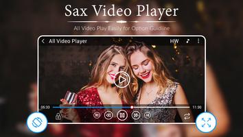 SAX Video Player - HD Video Player পোস্টার