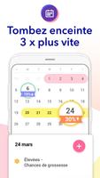 Ovulation et Règles Calendrier capture d'écran 1