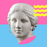Vaporwave Glitch Photo Editor icono