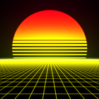 Retrowave Live Wallpapers أيقونة