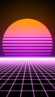 Retrowave Live Wallpapers تصوير الشاشة 2