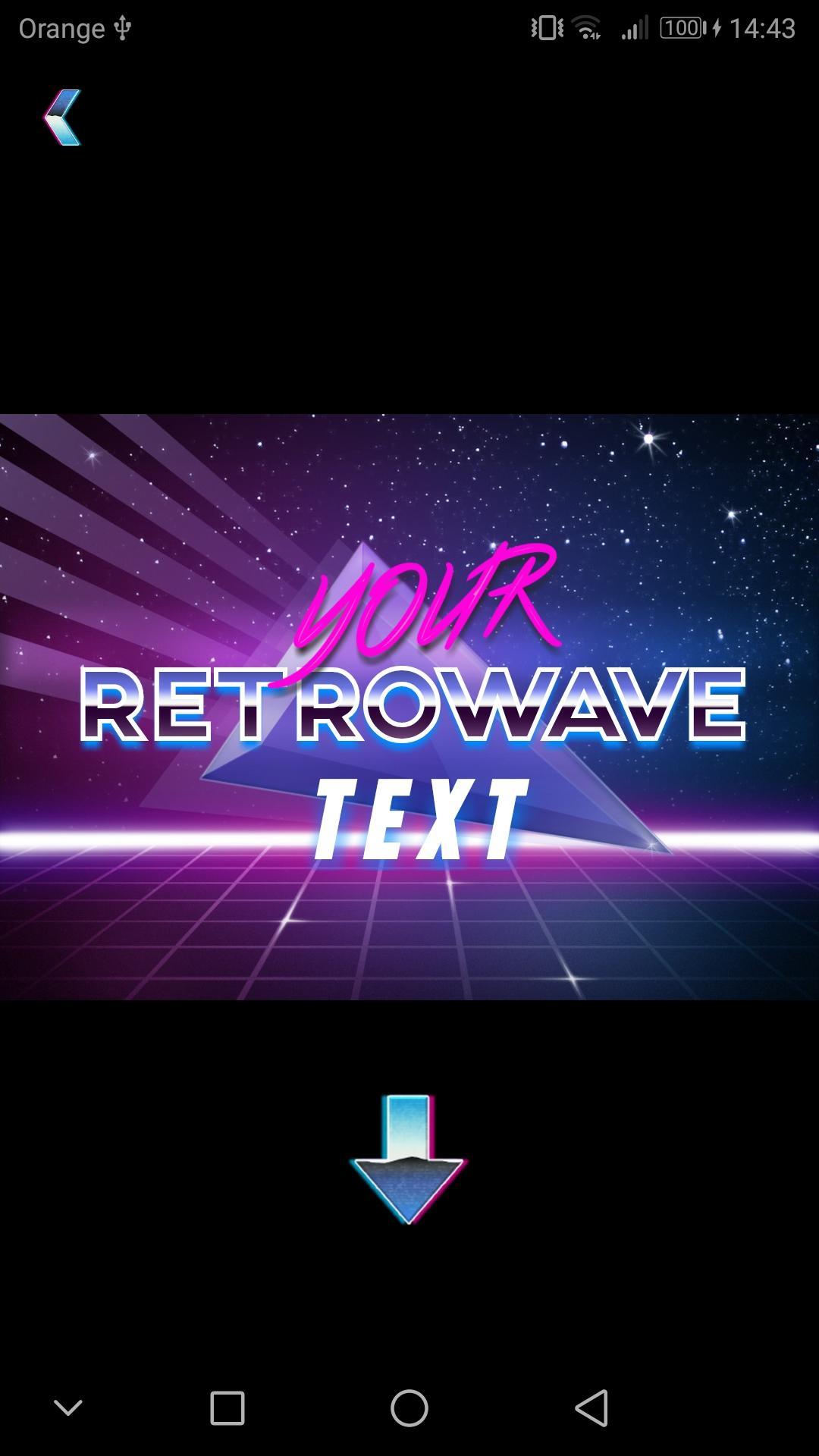 Retrowave Text Generator Retrowave Style Text For Android