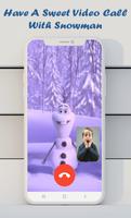 Video call chat snowman prank syot layar 1