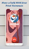 Video call chat snowman prank captura de pantalla 3