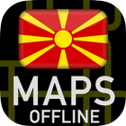 🌏 GPS Maps of Macedonia : Offline Map icône