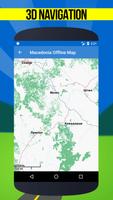 🌏 GPS Maps of Macedonia : Offline Map Affiche