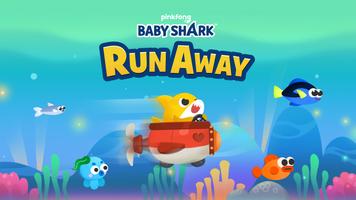 Poster Baby Shark Run Away