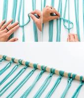 Easy macrame tutorial by hand Affiche