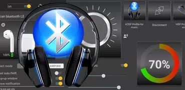Bluetooth Audio Widget Battery