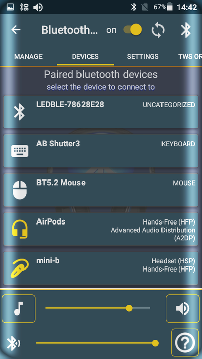 Bluetooth Audio Widget Battery screenshot 12