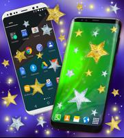 Gold and Silver Stars Magic Touch on Screen تصوير الشاشة 1