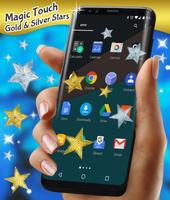 Gold and Silver Stars Magic Touch on Screen تصوير الشاشة 3