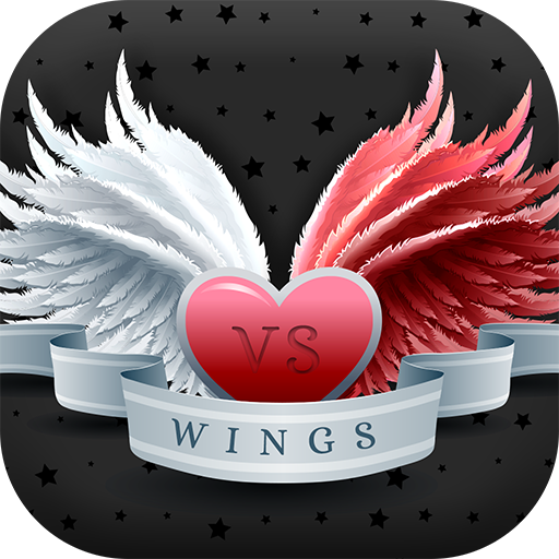 天使 vs 悪魔：写真のための翼
