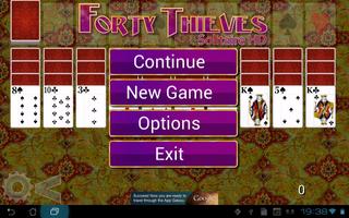 Forty Thieves Solitaire HD syot layar 1