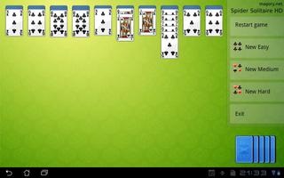 Spider Solitaire HD screenshot 2