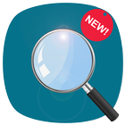 magnifying glass app:magnifier glass,magnify icône