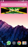 Jamaica Clock Widget Affiche