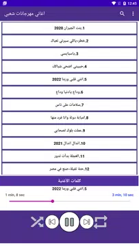 Screenshot 2 for مهرجانات اغاني شعبي بدون نت