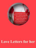 Love letters for her Plakat