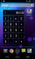 برنامه‌نما Calculator + Widget 21 themes عکس از صفحه