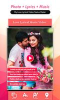 My Love Lyrical Video Maker poster